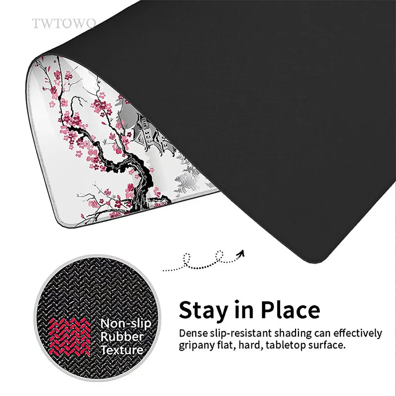 Sakura Japanese Cherry Blossom Mouse Pad