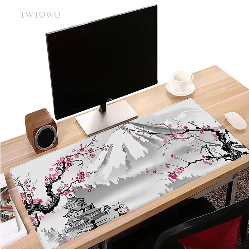 Sakura Japanese Cherry Blossom Mouse Pad