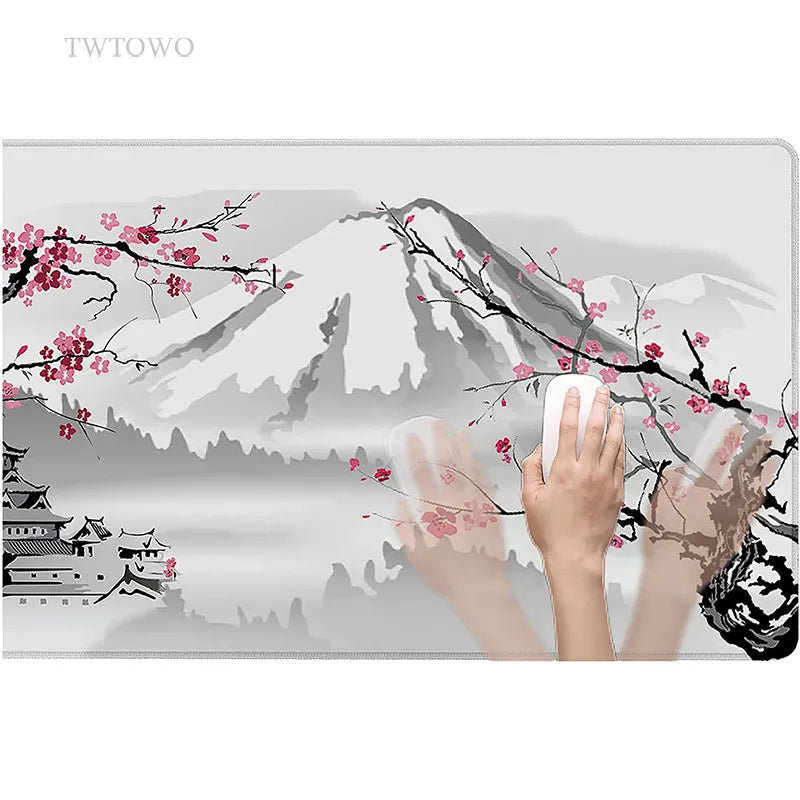 Sakura Japanese Cherry Blossom Mouse Pad