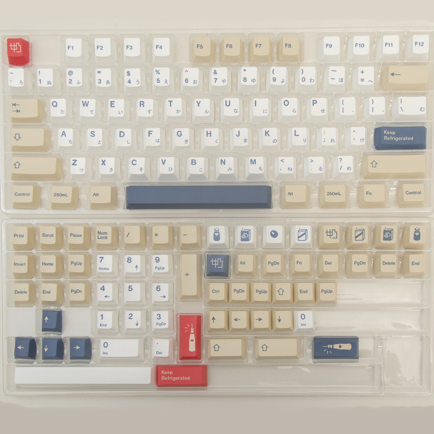 135 Keys GMK Soy Milk Keycaps