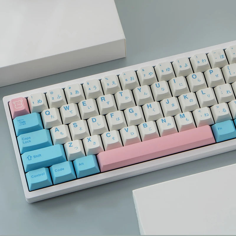 Milk Keycaps Milk Cover Keycap PBT Sublimation Key-Cap Cherry Profile 140 Keys Compatible 87/104/108/84/64/98/96