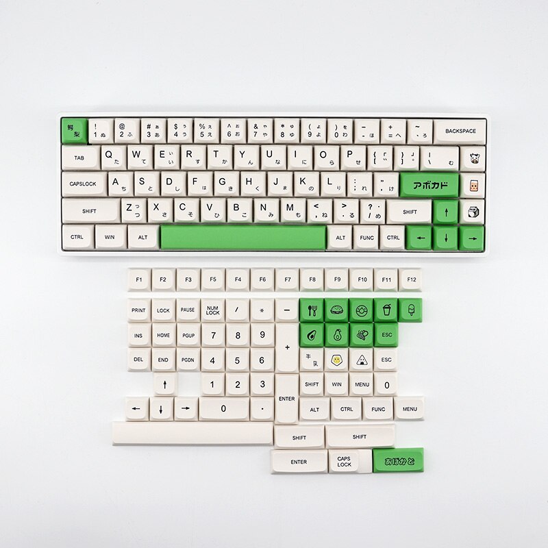 Avocado Keycaps 137 Keys