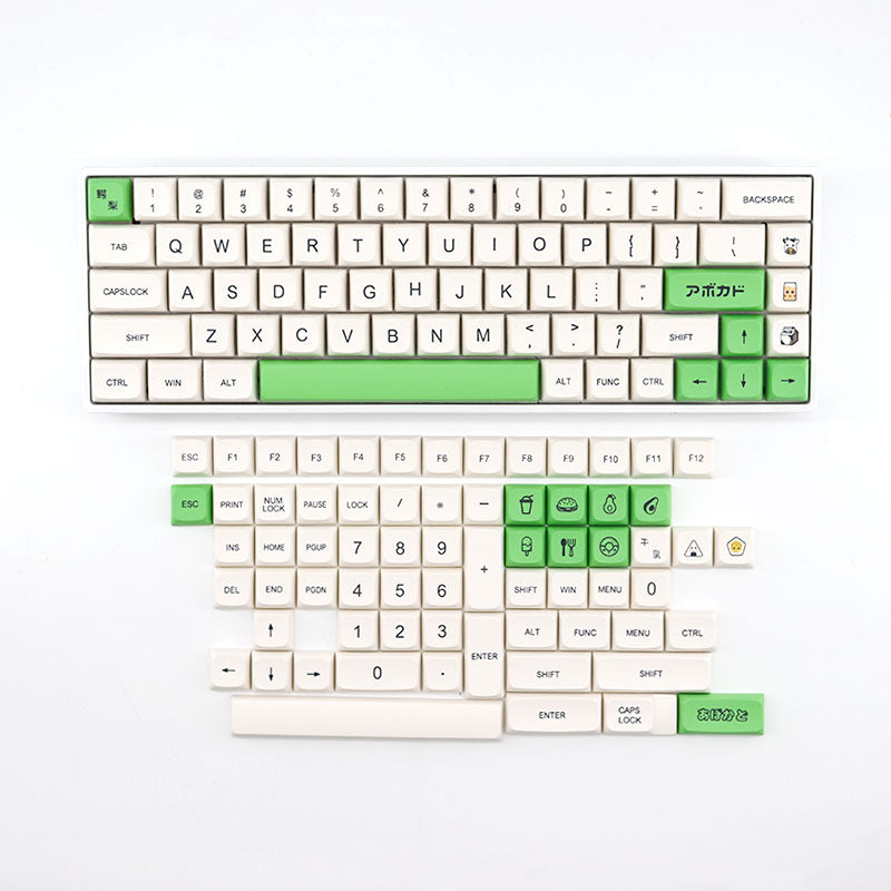 Avocado Keycaps 137 Keys