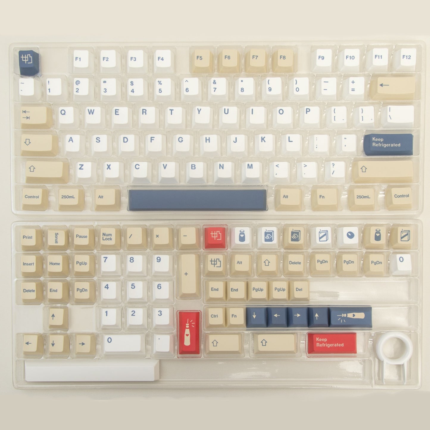 135 Keys GMK Soy Milk Keycaps